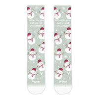 Christmas Jokes Personalised Cosy Socks