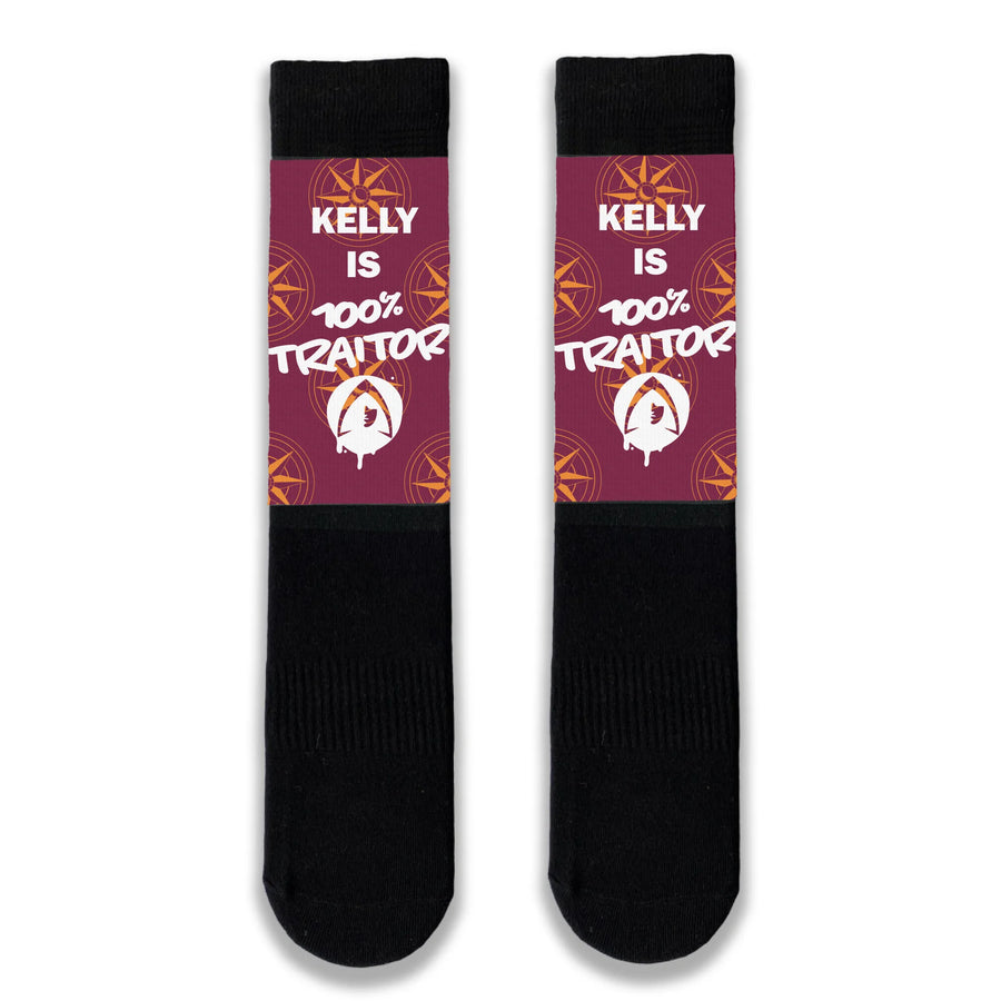 Personalised Name The Traitors Adult Socks